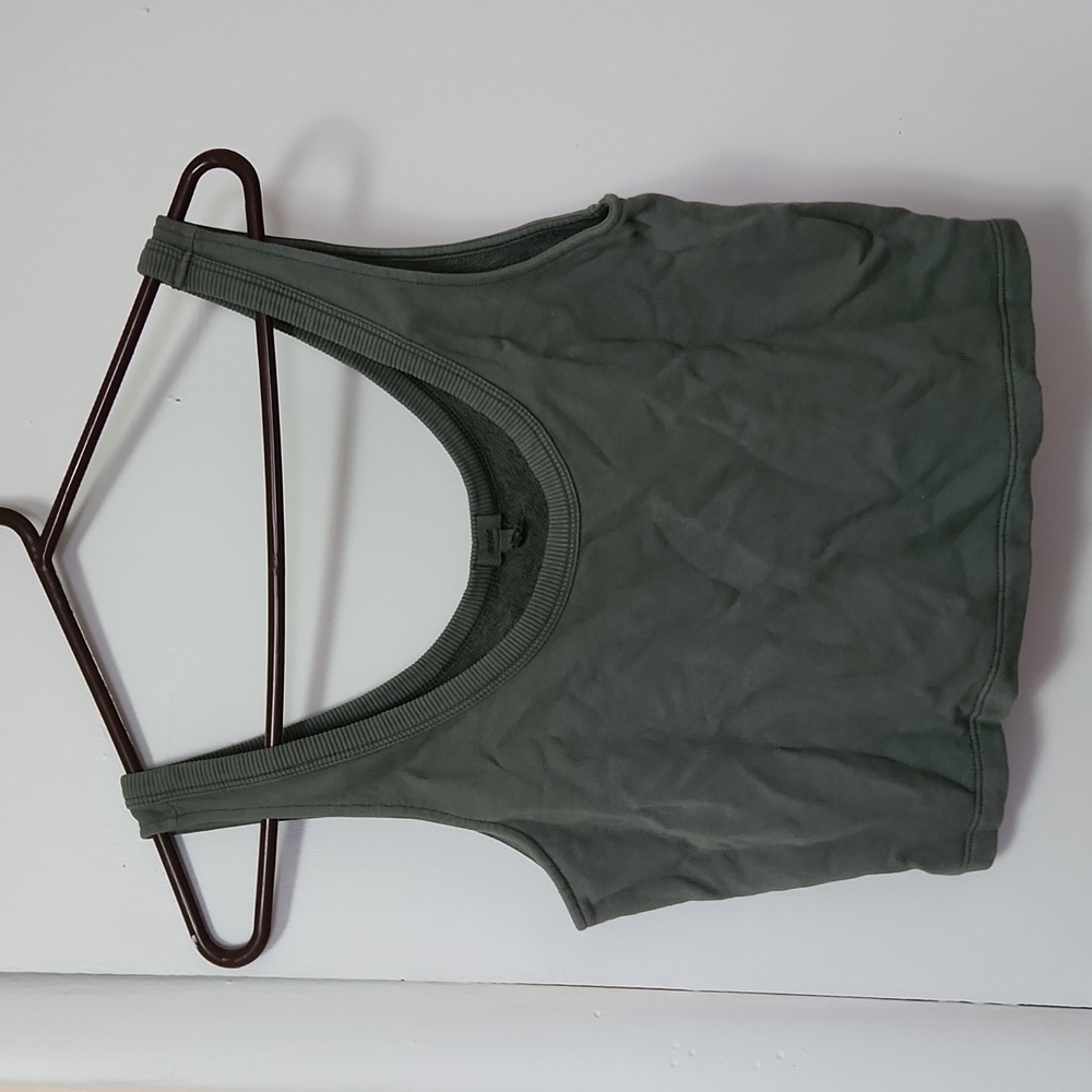 Small Aerie Cropped Sweatshirt Tank Top